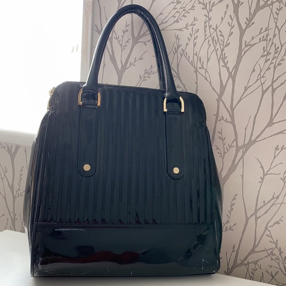 Ted Baker Patent Leather Work Computer Bag - Picture 2 of 9